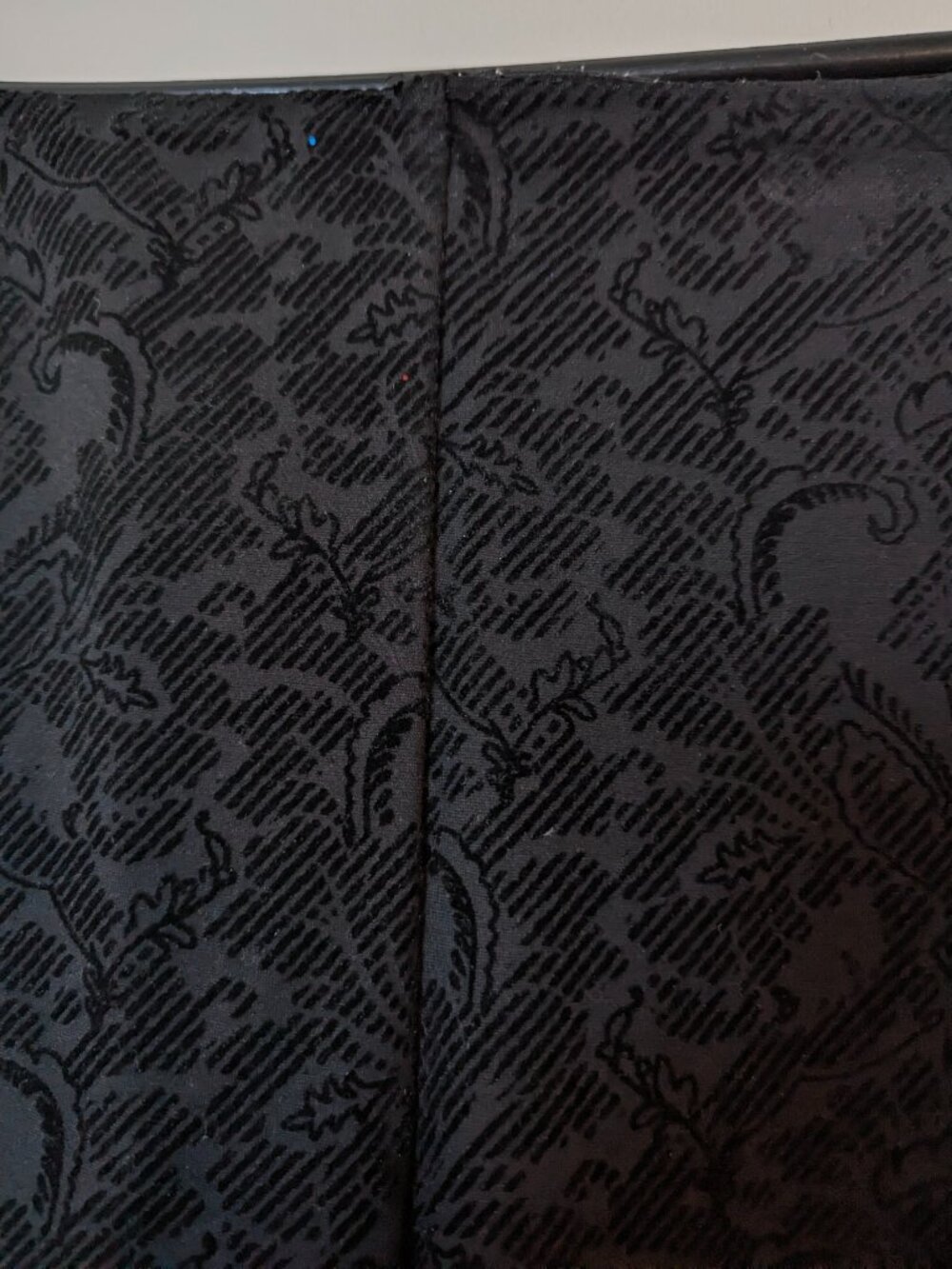 Nygard Slims Size L 14/16 Black Damask Jacquard Pull-On Leggings - Picture 2 of 11